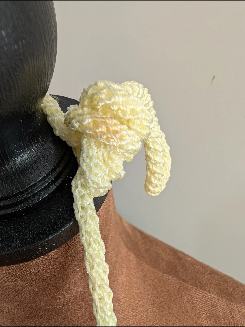 Handwoven Vintage Yellow Beaded Shoulder Bag